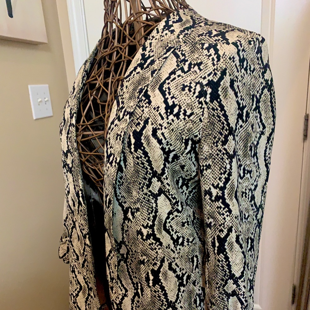 Snakeskin Blazer